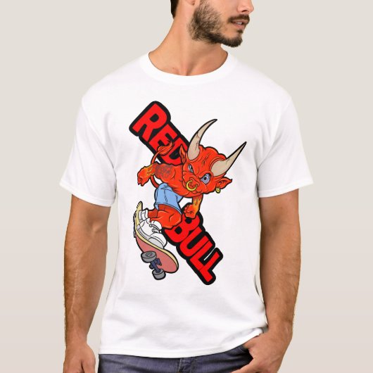 T-shirt Red Bull Skateboard (Devant)