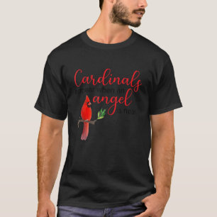 T-shirt Red Cardinal Bird Angel Memorial Amour Design