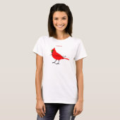 T-shirt Red Cardinal Bird Thunder_Cove (Devant entier)