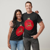 T-SHIRT RED CHRISTMAS BUBBLE (Unisexe)