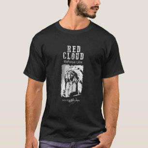 T-shirt Red Cloud-Oglala Lakota Chef-Sioux-Amérique autoch