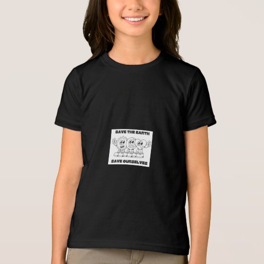 T-shirt - Red de aarde (Voorkant)