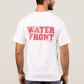 T-shirt /Red de bord de mer sur le blanc (Dos)