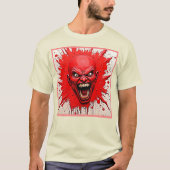 T-shirt Red Demon Fury Art (Devant)