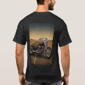T-shirt Red Desert Custom Cruiser – Mosaïque Micro 3D (Dos)