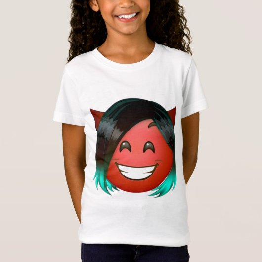 T-Shirt Red Devil Emoji (Devant)
