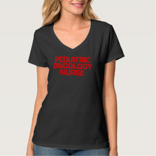 T-shirt Red Dire Infirmière en oncologie pédiatrique