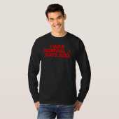 T-shirt Red Dit Que J'Étais Normal Il Y A 3 Rats (Devant entier)