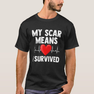 T-shirt Red entendre retour guerrier de chirurgie à coeur