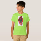 T-shirt Red explosion garçons snowboardeur (Devant entier)