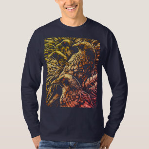 T-shirt Red-Eyed Ravens - Mystérieuse faune gothique