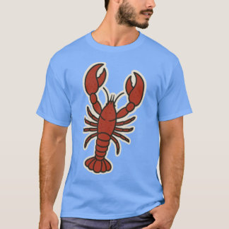 T-shirt Red Food Seafood Boil Ocean Maine Sea Animal Beach