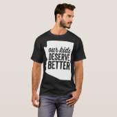 T-shirt Red for Ed Arizona Teacher Our Kids (Devant entier)