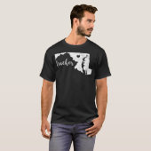 T-shirt Red For Ed  Maryland Teacher Public Education  (Devant entier)