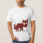 T-shirt Red Fox ou Nazca Lines Fox ou Cat (Devant)