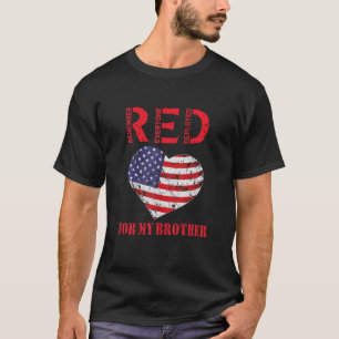 T-shirt Red Friday Militaires se souviennent de tous déplo