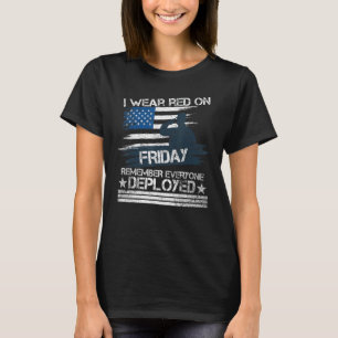 T-shirt Red Friday Militaires se souviennent de tous les d