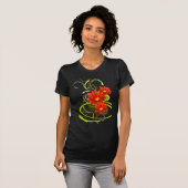 T-shirt Red Gerbera Daisy (Devant entier)
