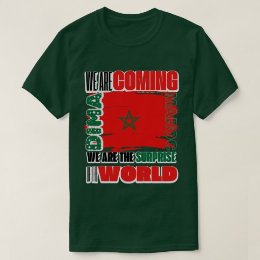 T-shirt Red & Green Spirit (Design devant)
