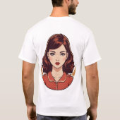 T-shirt Red Hair Girl (Dos)