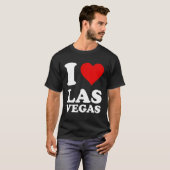 T-shirt Red He I Love Las Vegas (Devant entier)