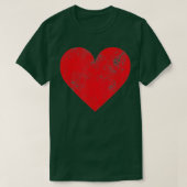 T-shirt Red Heart Femmes Hommes Enfants Aimez les valentin (Design devant)