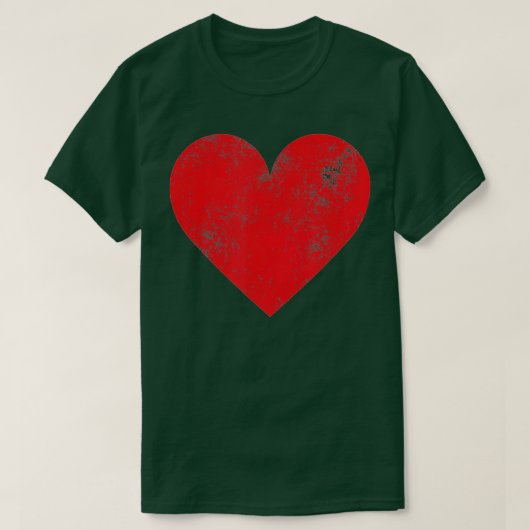 T-shirt Red Heart Femmes Hommes Enfants Aimez les valentin (Design devant)