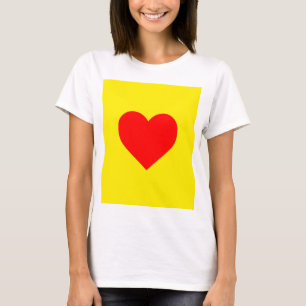 T-shirt Red Heart Heat Pop Art