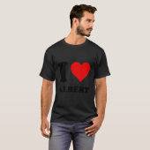 T-shirt Red Heart I Love Albert (Devant entier)