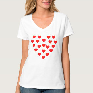 T-shirt Red Heart Love
