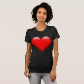 T-shirt Red Heart Love (Devant entier)