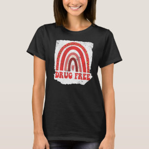 T-shirt Red Heart Love Rainbow Ribbon Week Awareness Pill