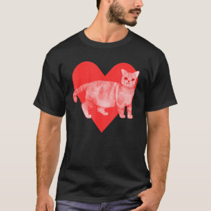 T-shirt Red Heart mignon animal meilleur ami American Wire
