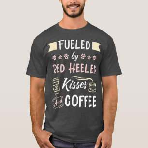T-shirt Red Heeler Maman Australian Cattle Chien Lover caf
