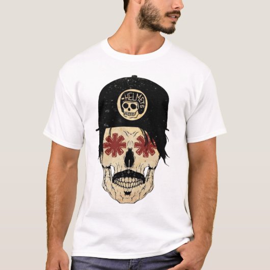T-shirt Red Hot Chili Peppers – Anthony Kiedis Skull (Devant)
