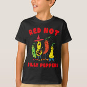 T-shirt Red Hot Silly Peppers, Funny (Devant)