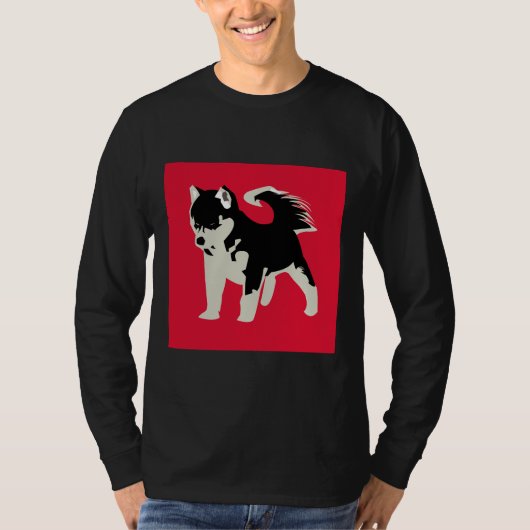 T-shirt Red Husky (Devant)