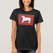 T-shirt Red Labrador Retriever Tony Fernandes (Devant)