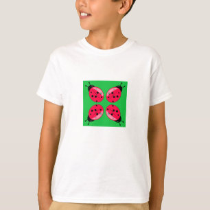 T-shirt Red Ladybugs