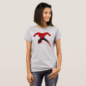T-shirt Red Lanterne Corps - Rage Jump 1 (Devant entier)
