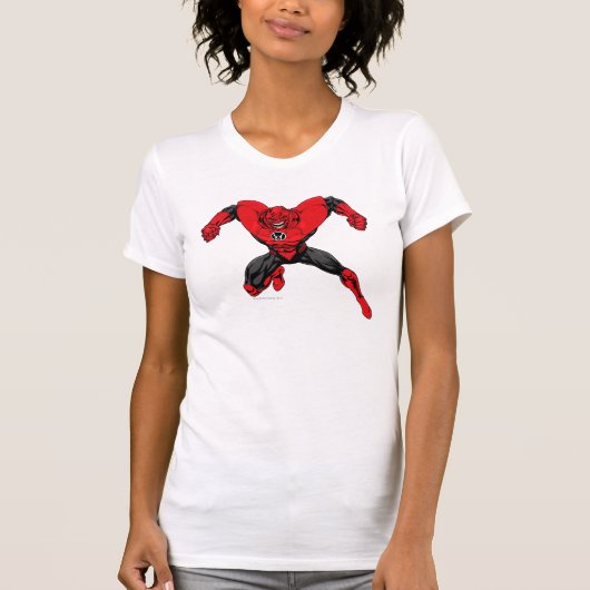 T-shirt Red Lanterne Corps - Rage Jump 1 (Devant)