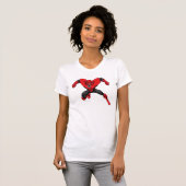 T-shirt Red Lanterne Corps - Rage Jump 1 (Devant entier)