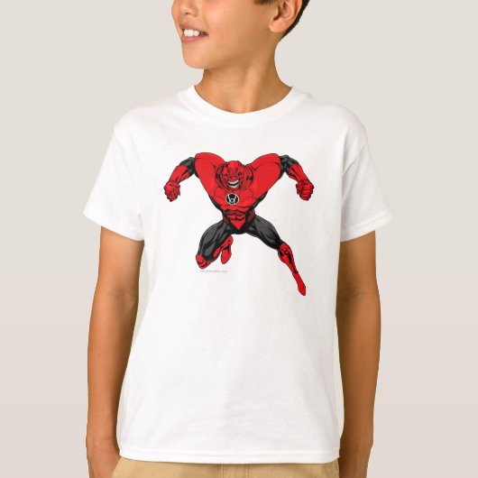 T-shirt Red Lanterne Corps - Rage Jump 1 (Devant)