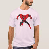 T-shirt Red Lanterne Corps - Rage Jump 1 (Devant)