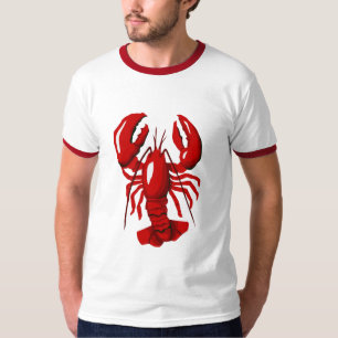 T-shirt Red Lobster Mens Ringer