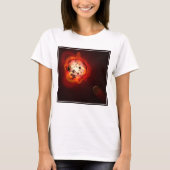 T-shirt Red Nwarf Star Orbité Par Une Hypothétique Exoplan (Devant)