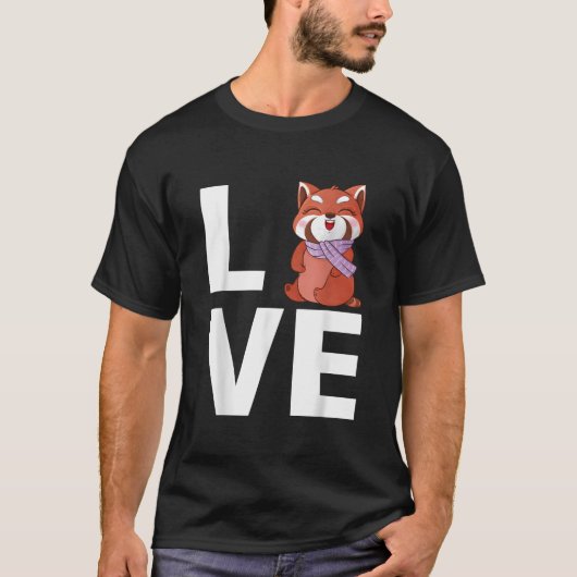 T-shirt Red Panda Animal Red Panda (Devant)
