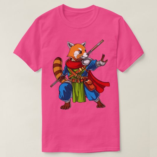 T-shirt Red Panda Bear Ninja (Design devant)