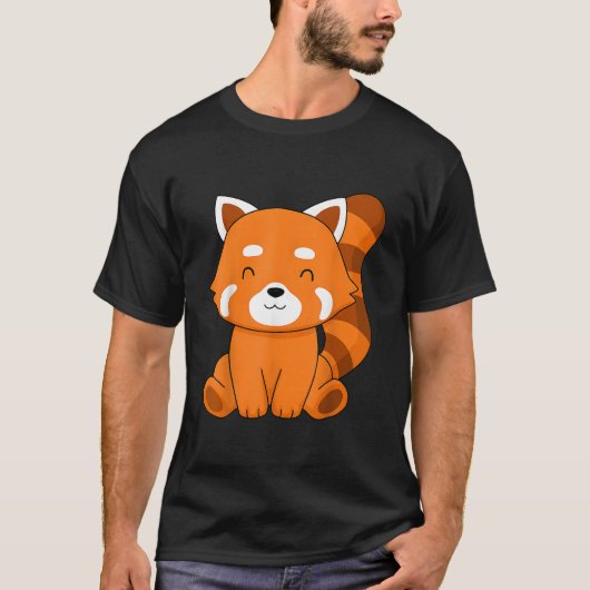 T-shirt Red Panda Kawaii Red Panda Red Panda (Devant)