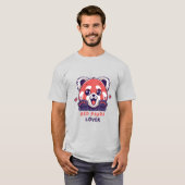 T-shirt Red Panda Lover (Devant entier)